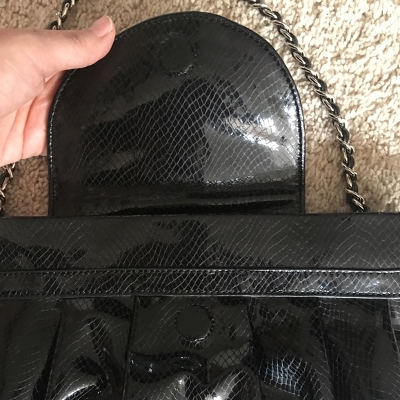 Steve Madden Black Clutch with Strap - Picture 4 of 5